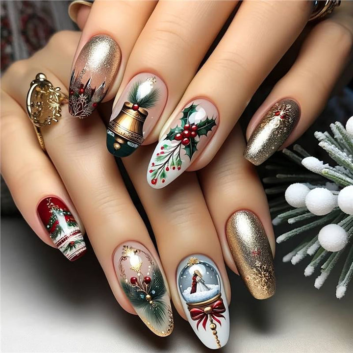 Festive Nail Art Wraps Stornfield