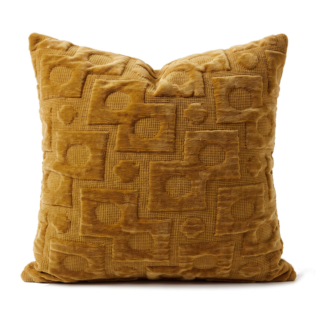 Luxurious velvet decorative pillow