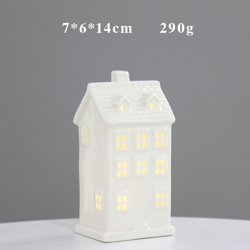 Decorative Ceramic House Lantern Stornfeild 1790310210