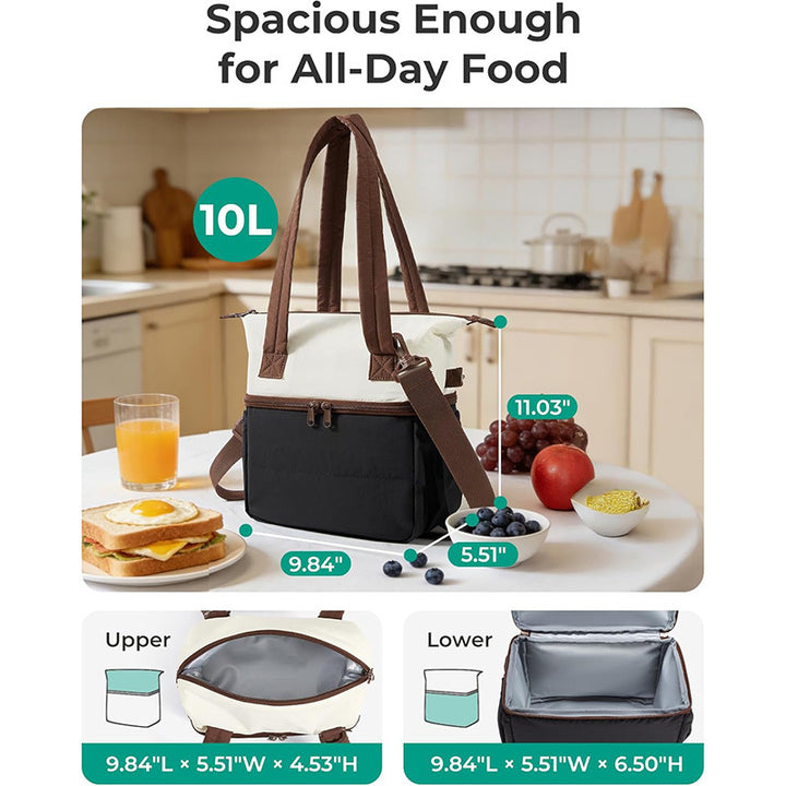 Insulated Multi-Compartment Lunch Tote Stornfield