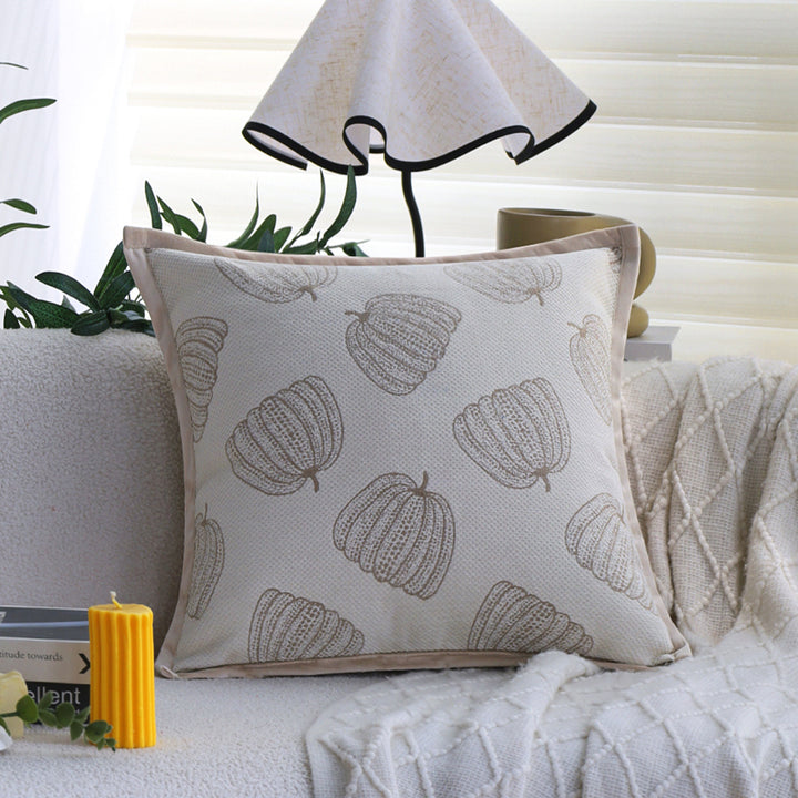 Fluffy rectangular pillowcase with plush relief and concealed zipper Stornfield