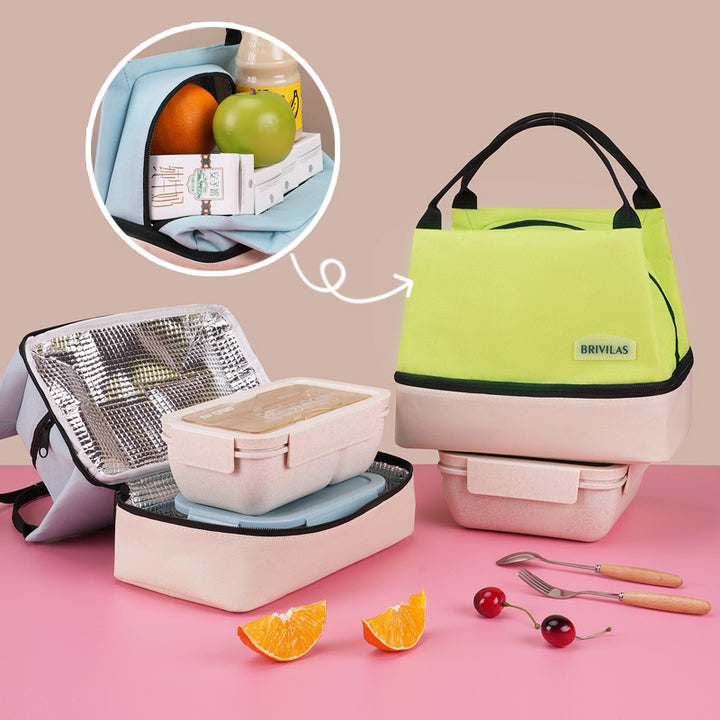 Insulated Lunch Tote with Multi-Compartment Design Stornfield