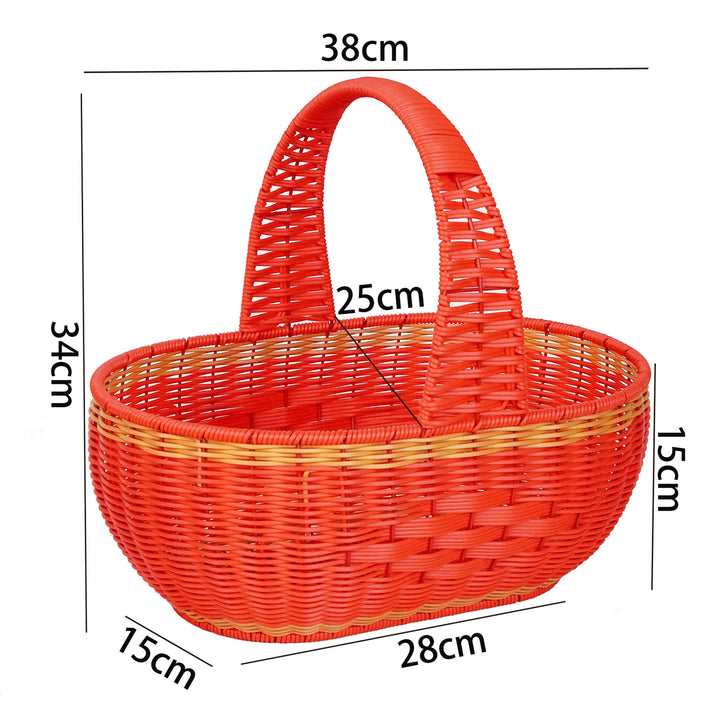 Large Woven Garden Picnic Basket Stornfield