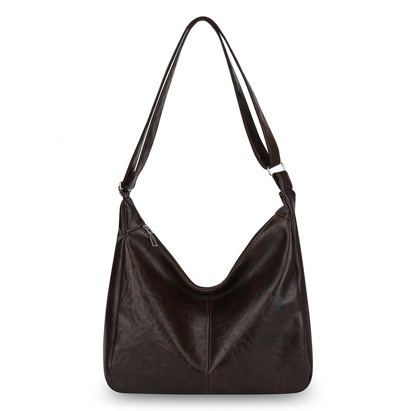 Elegant Leather Shoulder Bag Stornfield