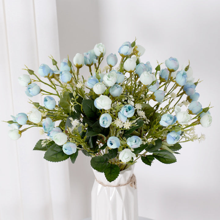 Elegant Faux Floral Rose Stem