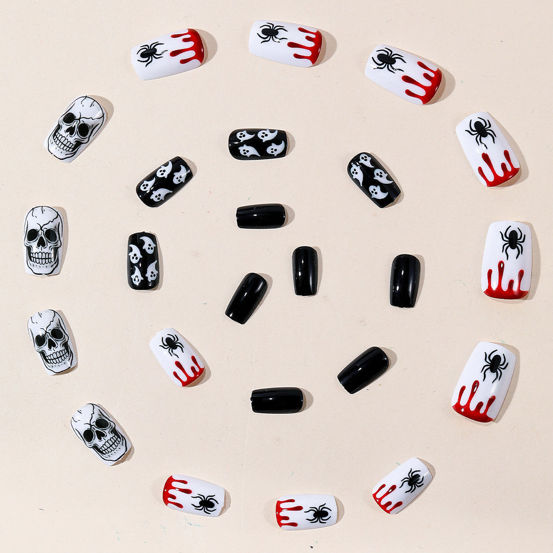 Halloween-Themed Spooky Nail Art Set Stornfield