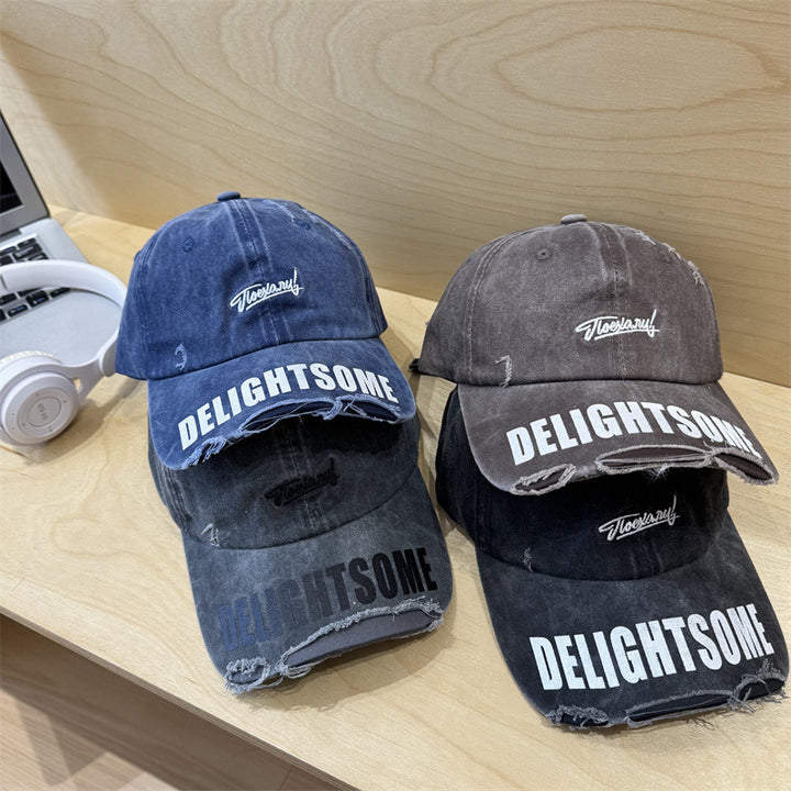 Men's Distressed Casual Cotton Cap Stornfield