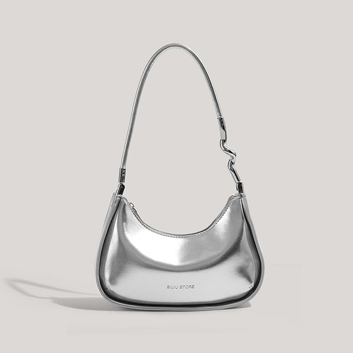 Sleek Metallic Evening Shoulder Bag Stornfield