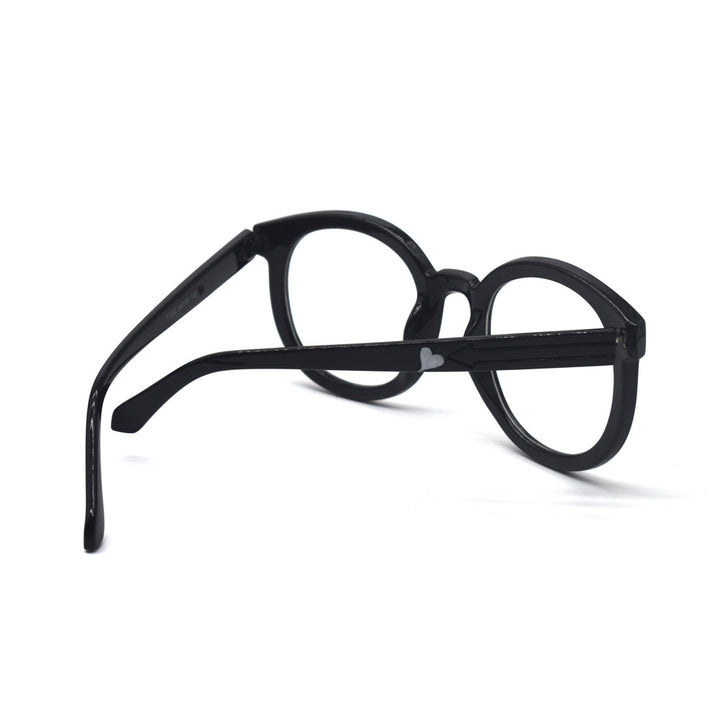 Trendy Heart-Printed Cat-Eye Glasses Stornfield