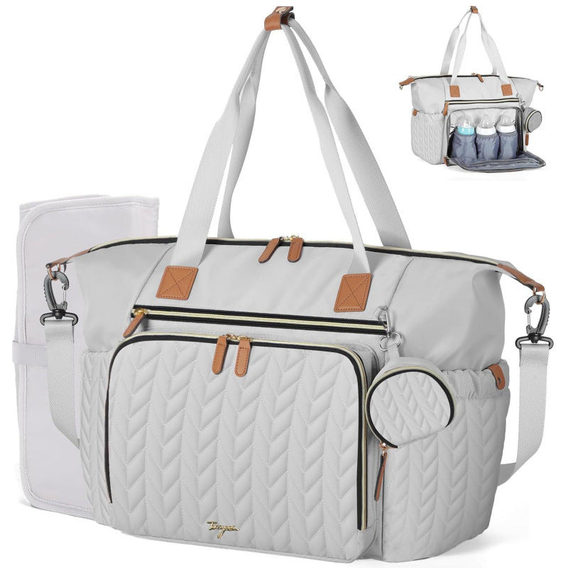 Multi-Purpose Quilted Diaper Tote Bag Stornfield