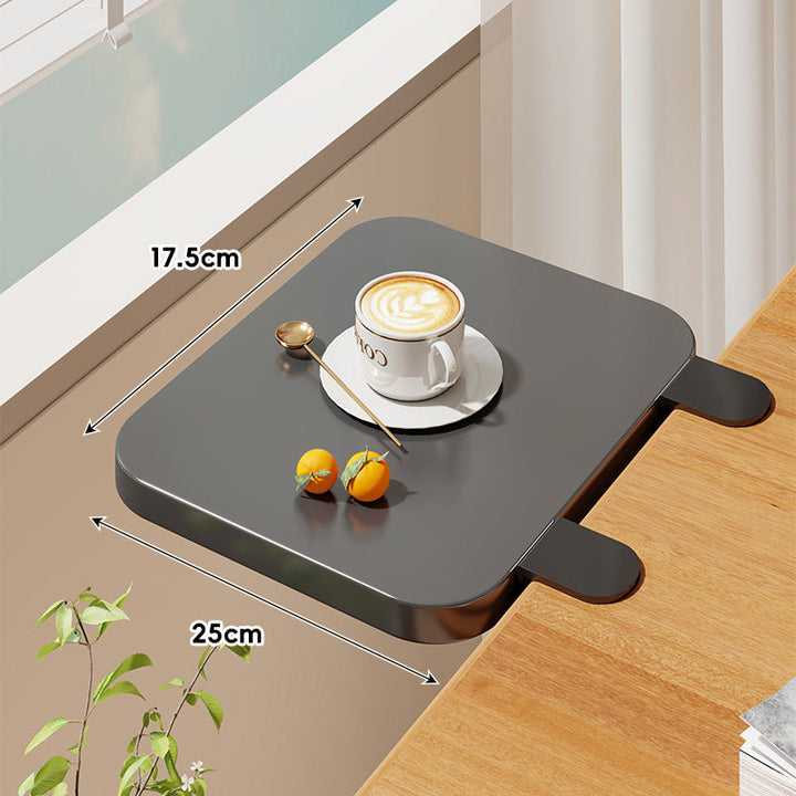 Clamp-On Window Sill Desk Extension Shelf