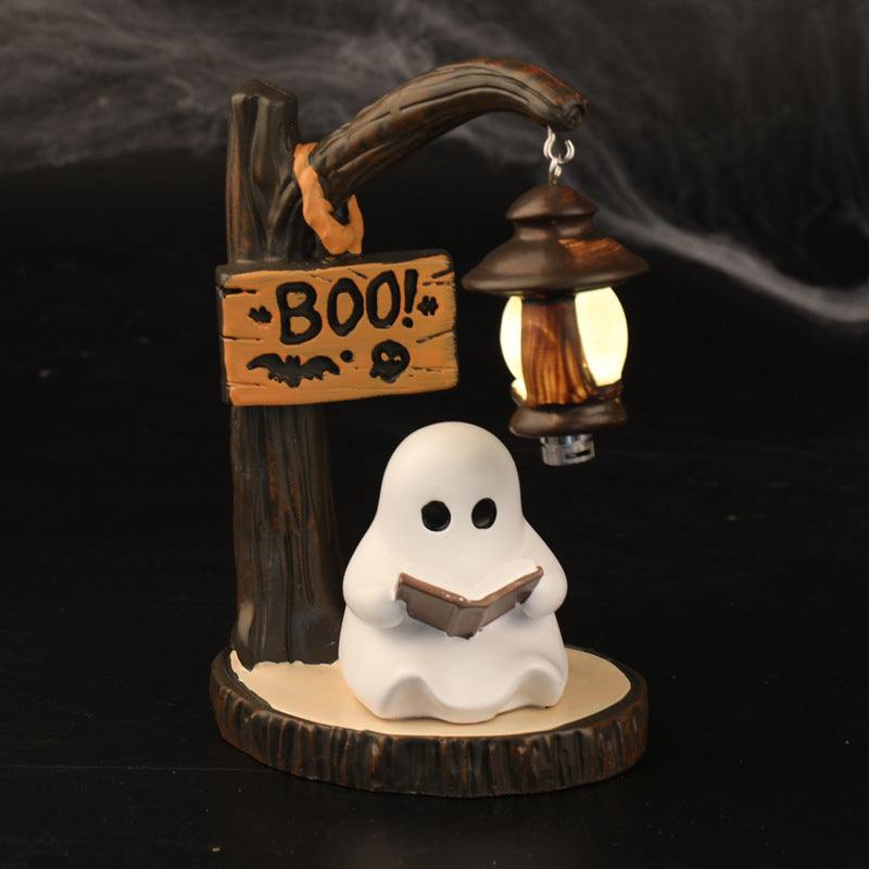 Halloween-Themed Decorative Ghost Lantern
