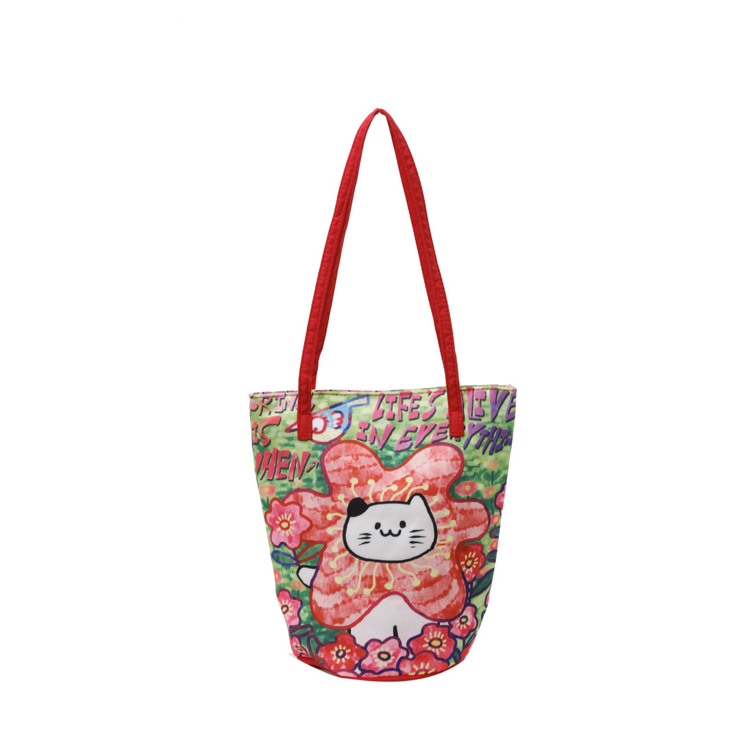 Fun Artistic Cat-Themed Tote Bag Stornfield