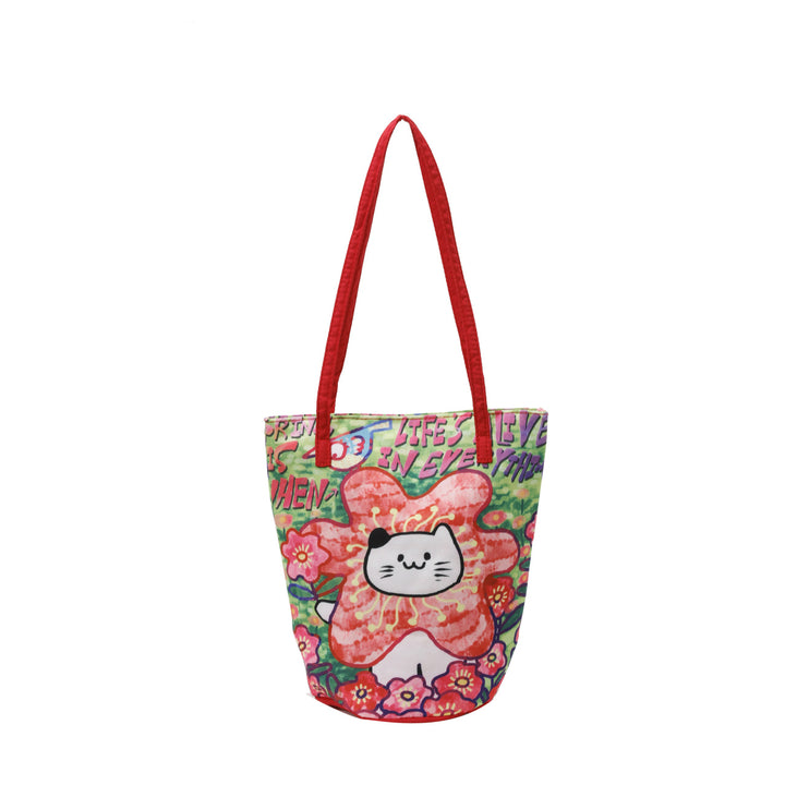 Fun Artistic Cat-Themed Tote Bag Stornfield