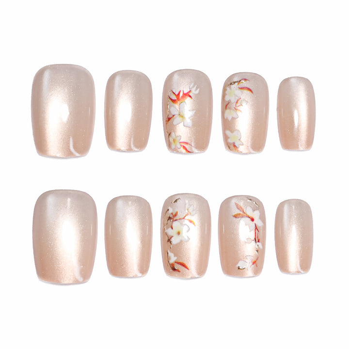 Artificial Nail Art with Timeless Floral Design Stornfield