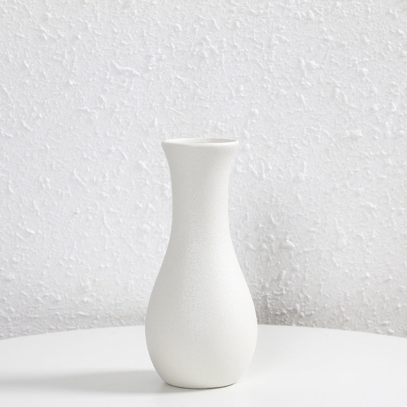 Contemporary Matte Ceramic Flower Vase Stornfeild