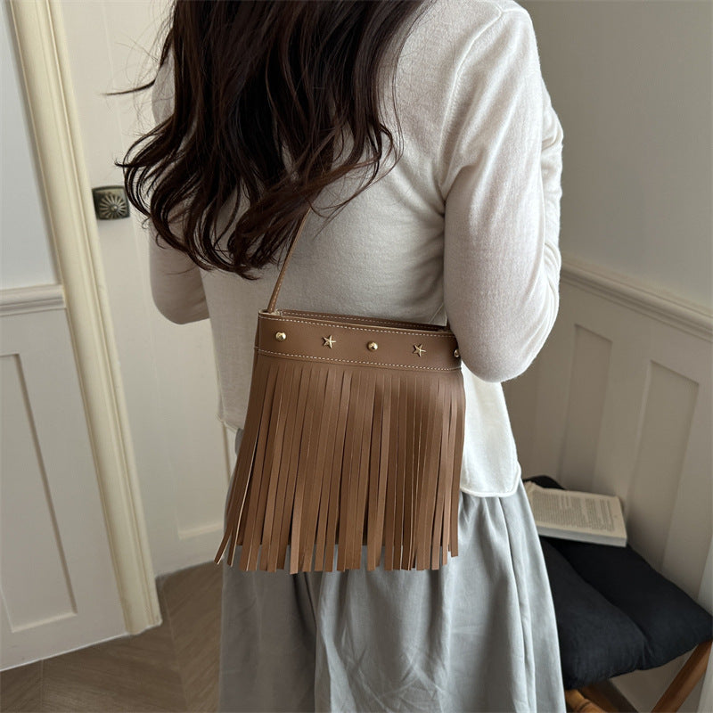Fringe Crossbody Handbag