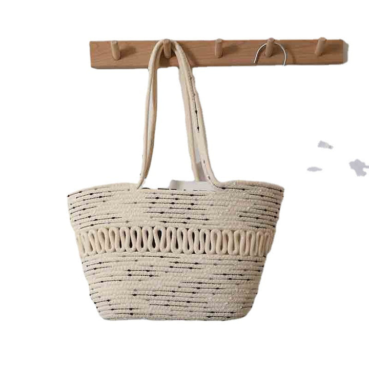 Elegant Handcrafted Beach Bag with Fine Braided Pattern Stornfield