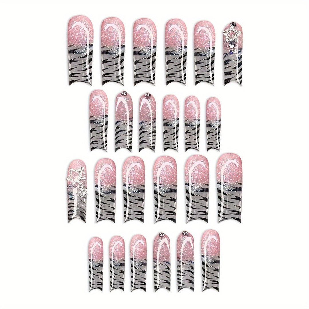 Decorative Press-On Nail Set Stornfield