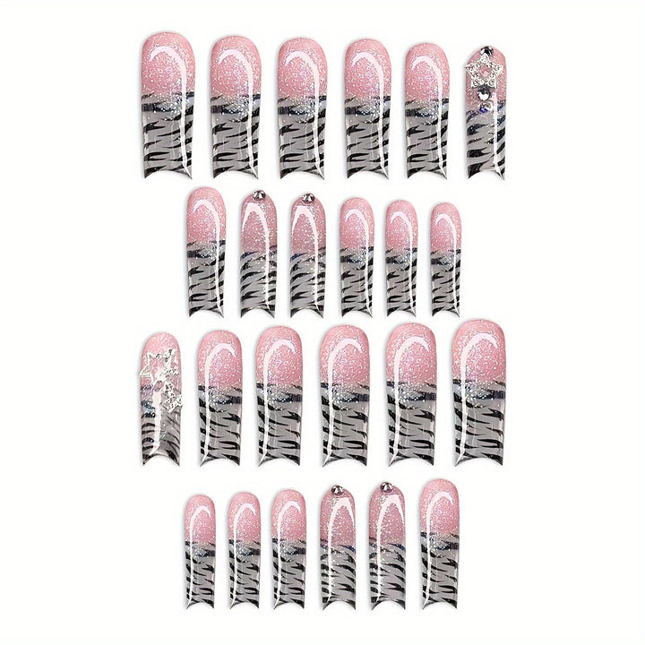 Decorative Press-On Nail Set Stornfield