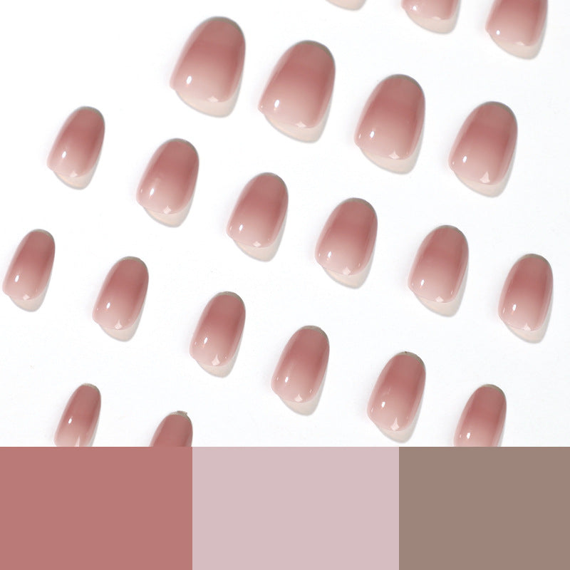 Elegant Gel Nail Extensions with Transparent Tips Stornfield
