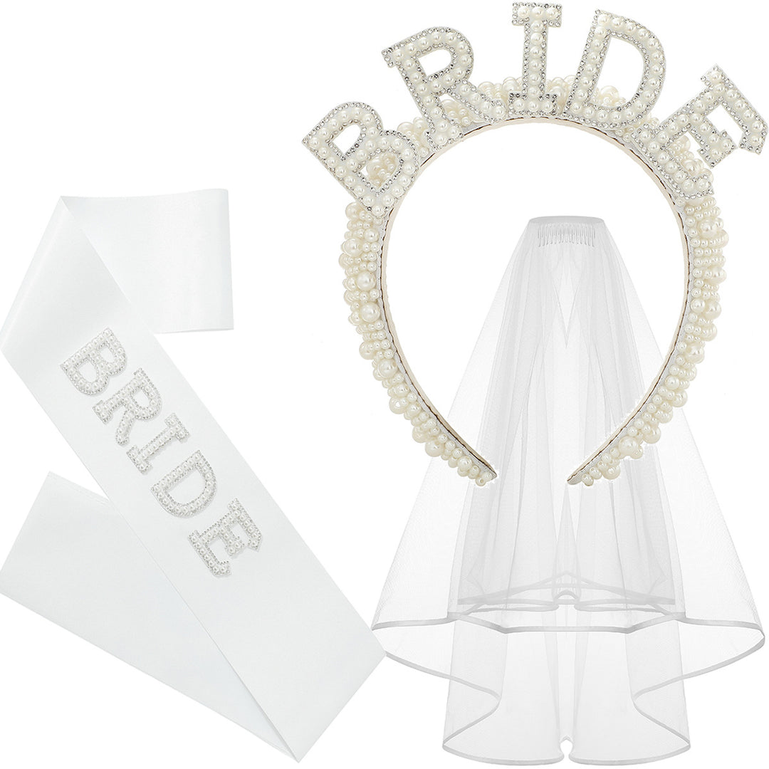 Women's Bridal Satin Ribbon with Sparkling Crystals Stornfield
