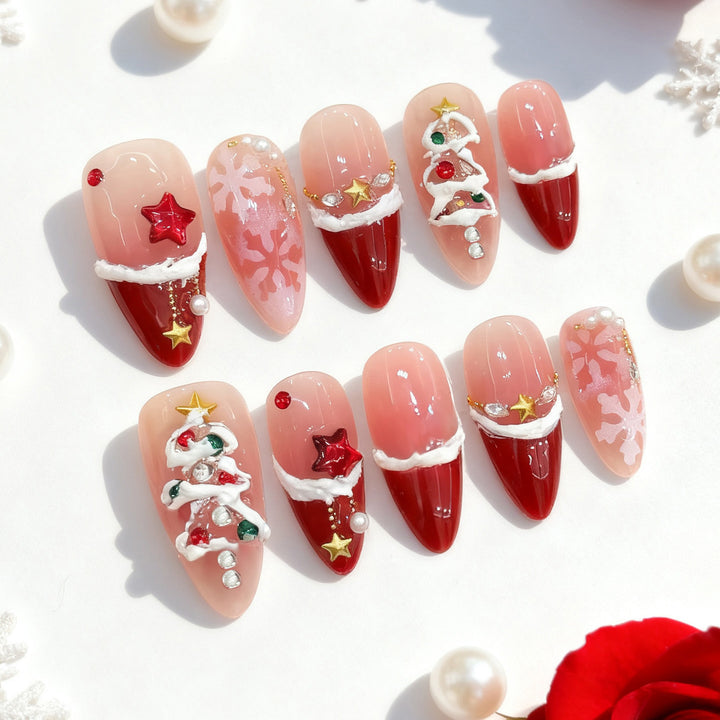 Festive Artificial Nail Collection Stornfield