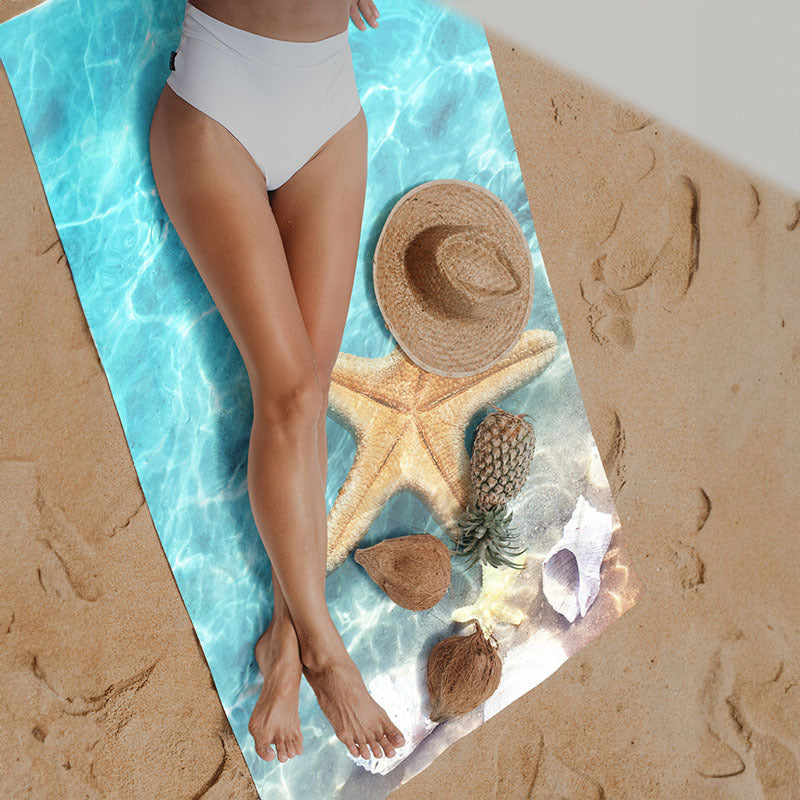Beach towel with creative turtle design Stornfield