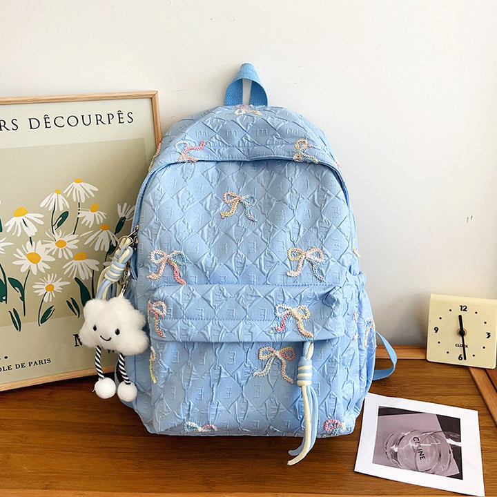 Embroidered Quilted Backpack Stornfield