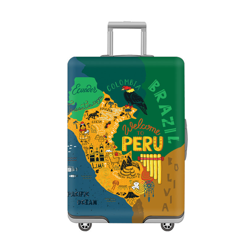 Women's hard-shell suitcase with playful cat design Stornfield