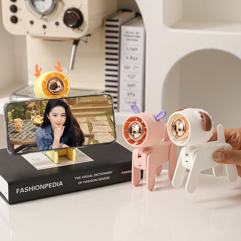 Women's portable USB fan with creative animal ears Stornfield