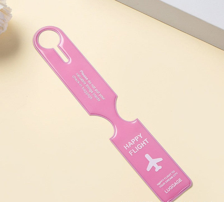 reflective PVC luggage handle wrap tag with secure snap closure Stornfield