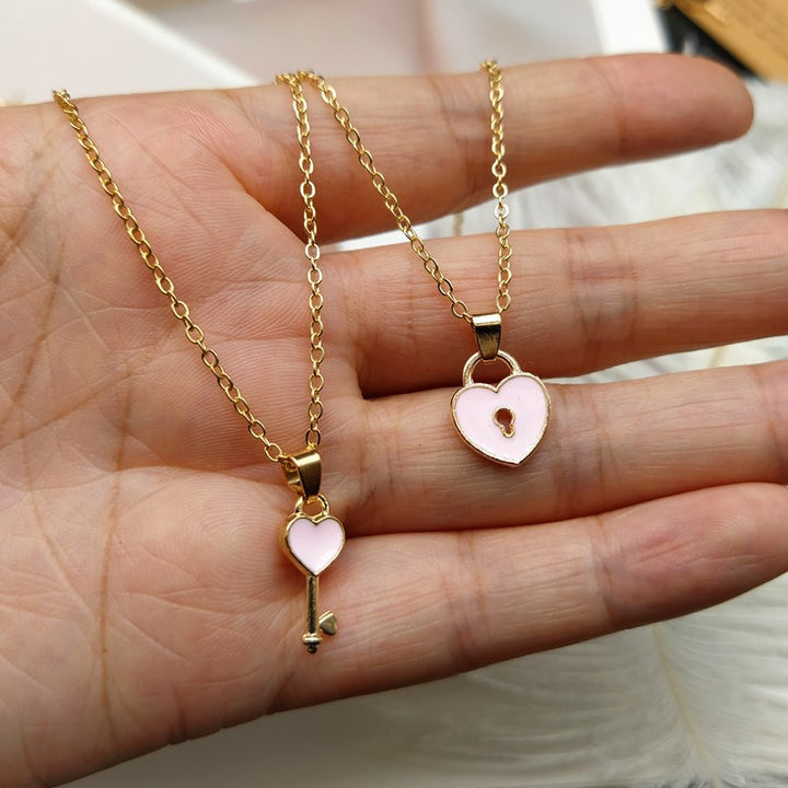 Heart-Shaped Pendant Necklace Set Stornfield