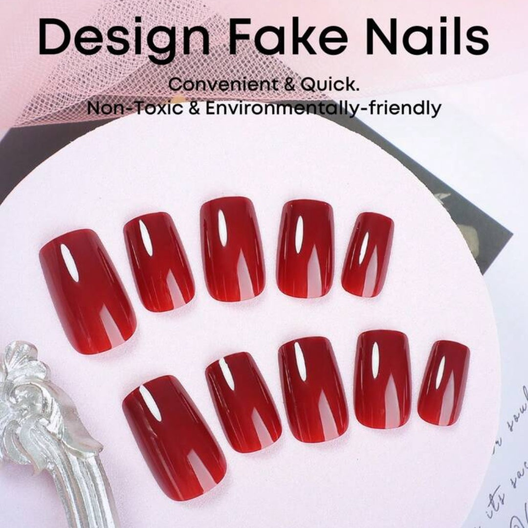 Artifical nail set with luxurious high-gloss finish Stornfield