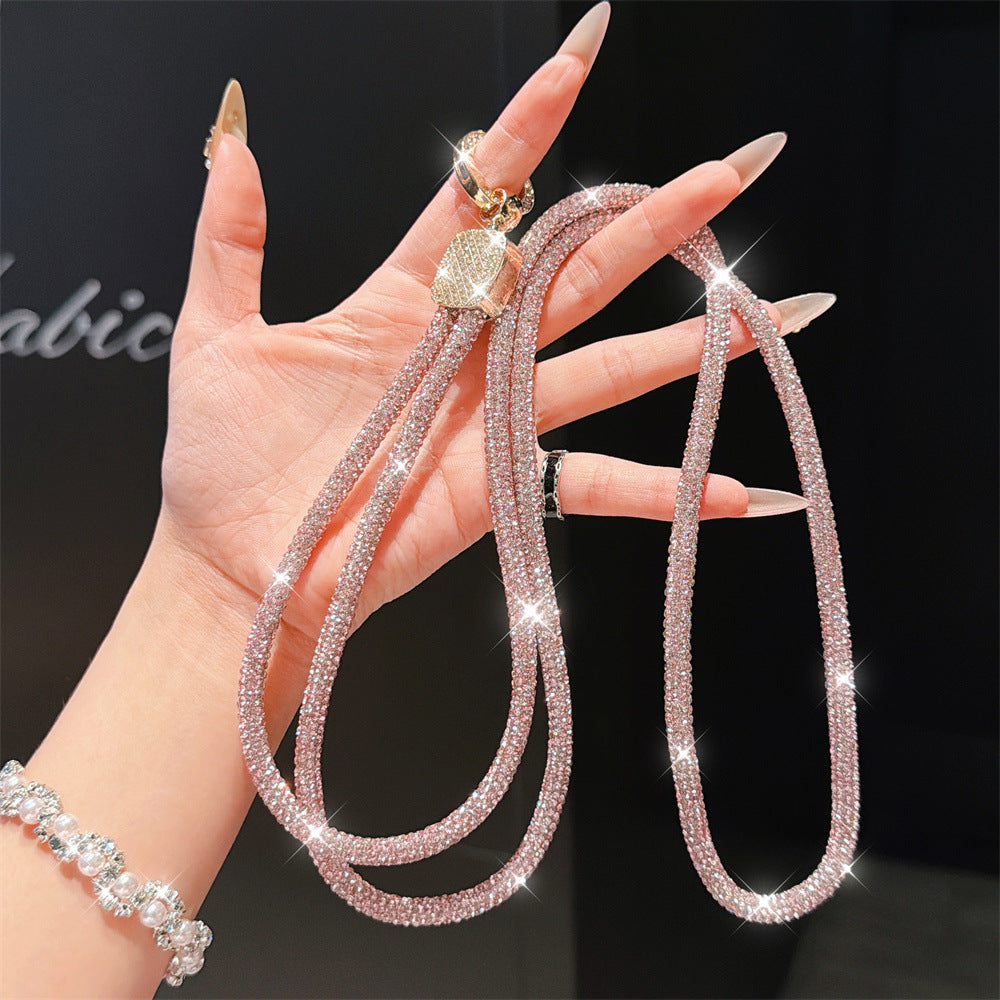 Rhinestone-Embellished Eyewear Lanyard Stornfield