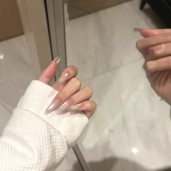 Long Almond Shaped Nail Extensions
