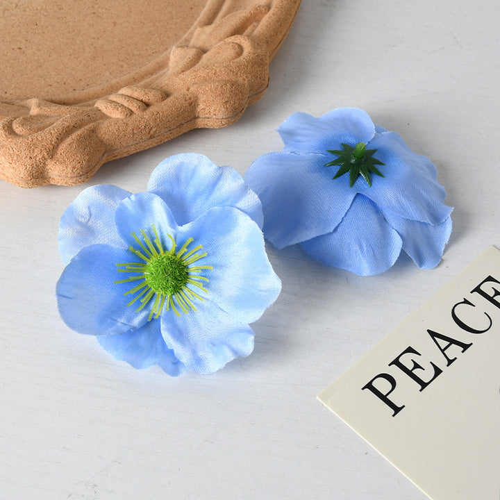 Elegant Fabric Floral Hair Clips