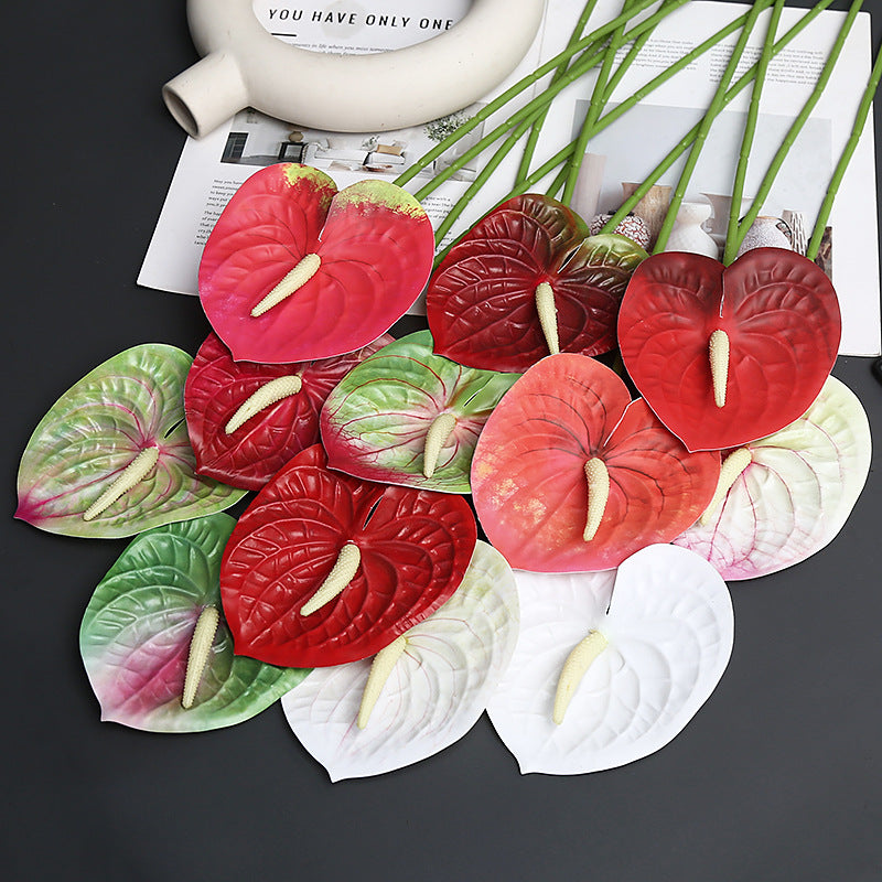 Elegant Faux Anthurium Flower