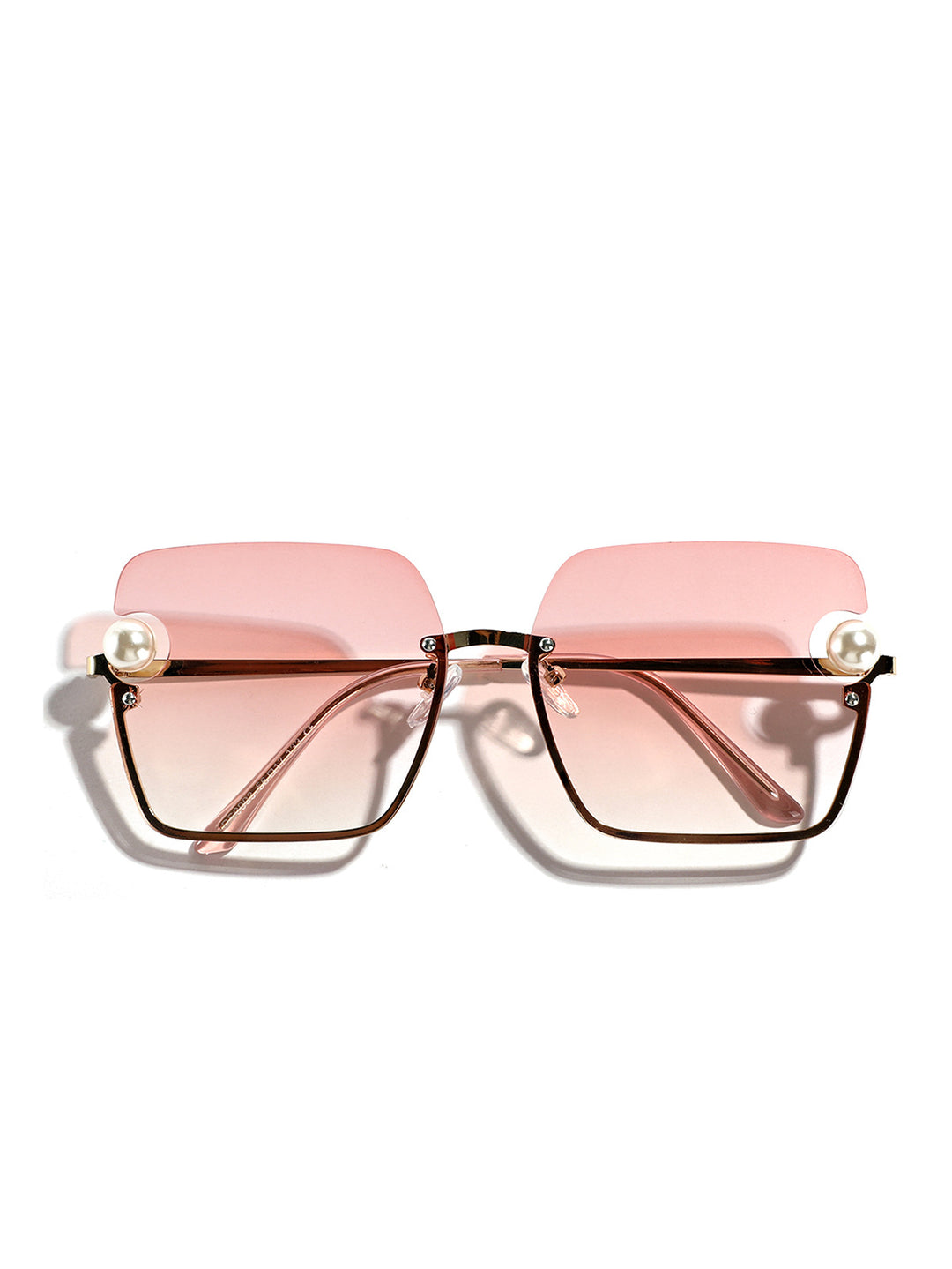 Women's square sunglasses with elegant transparent frame Stornfield