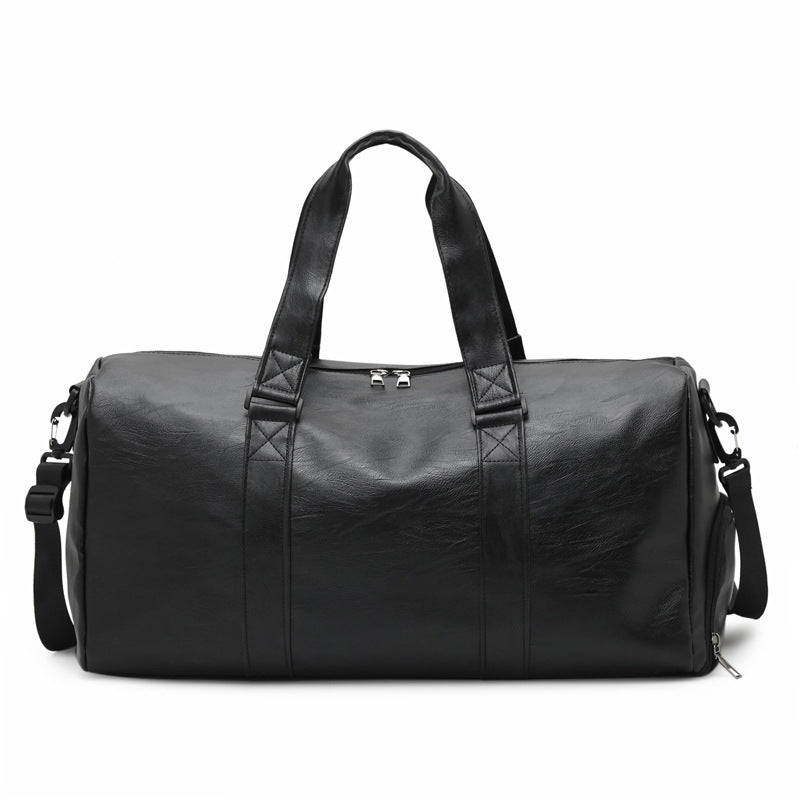 Premium Leather Gym Duffle Bag Stornfield
