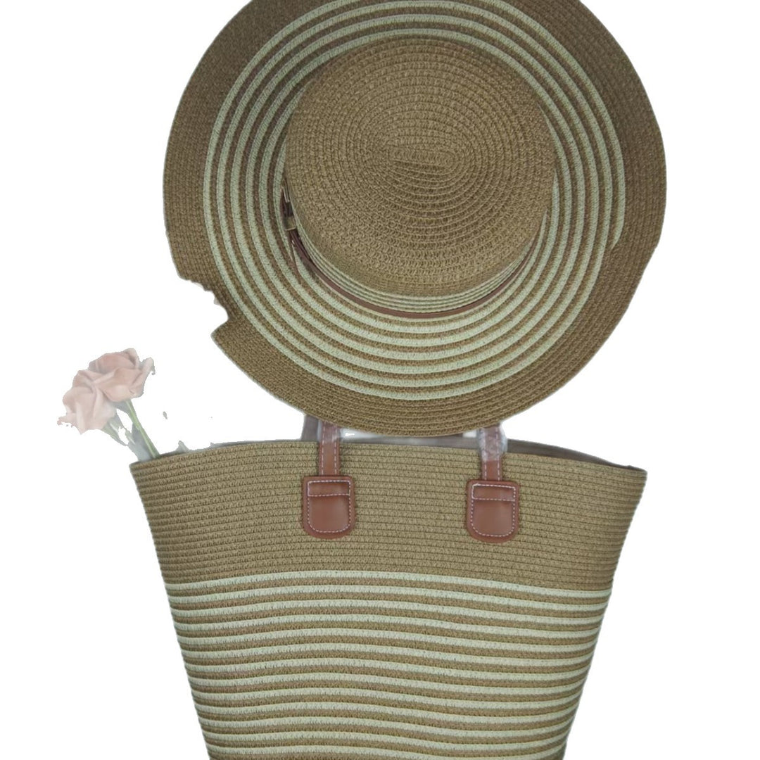 Beach bag and sun hat set Stornfield