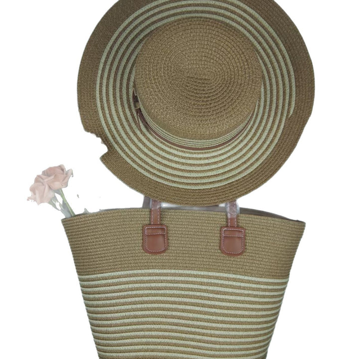 Beach bag and sun hat set Stornfield