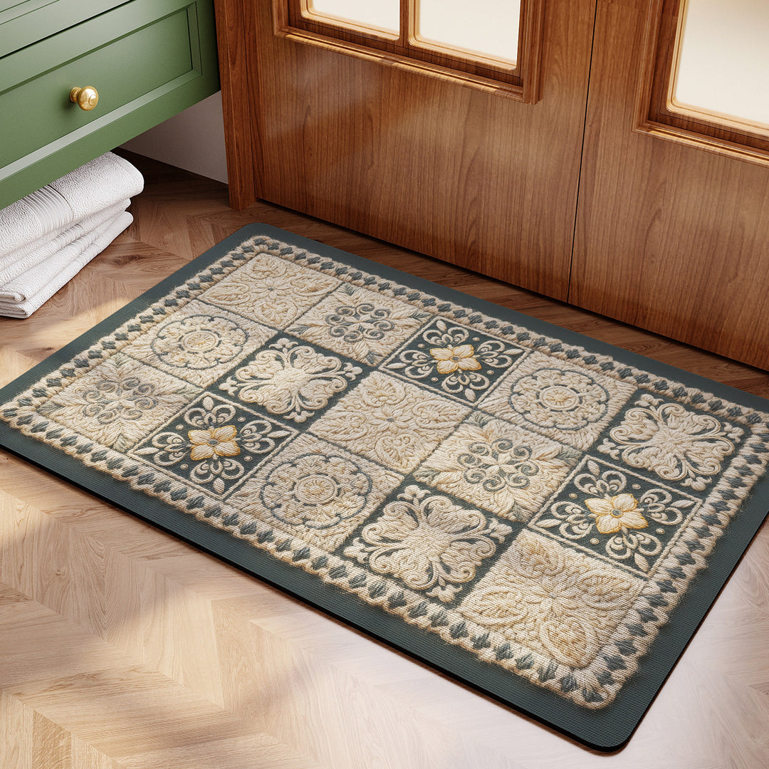 Textured Reversible Bath Rug