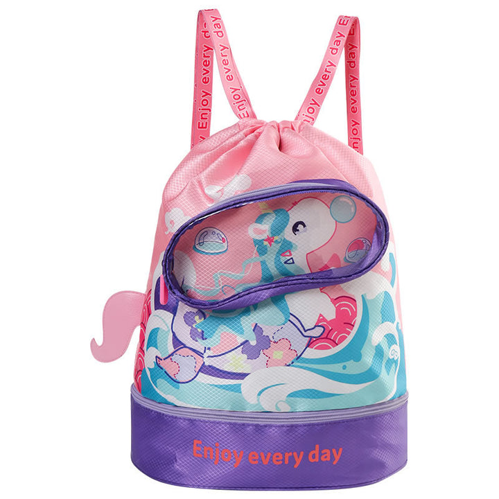 Cartoon-Themed Drawstring Backpack Stornfield