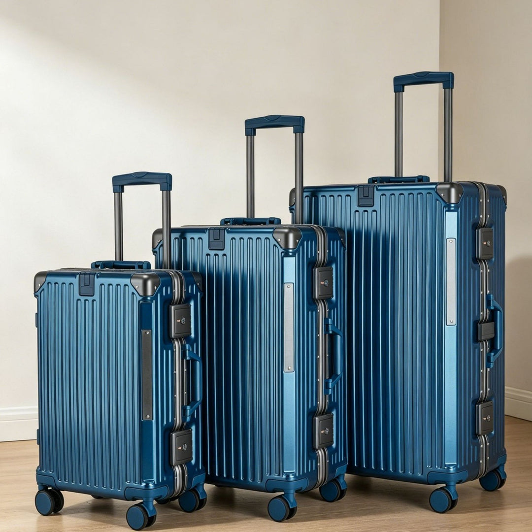 Unisex Aluminum Hard Shell Travel Luggage Set Stornfield
