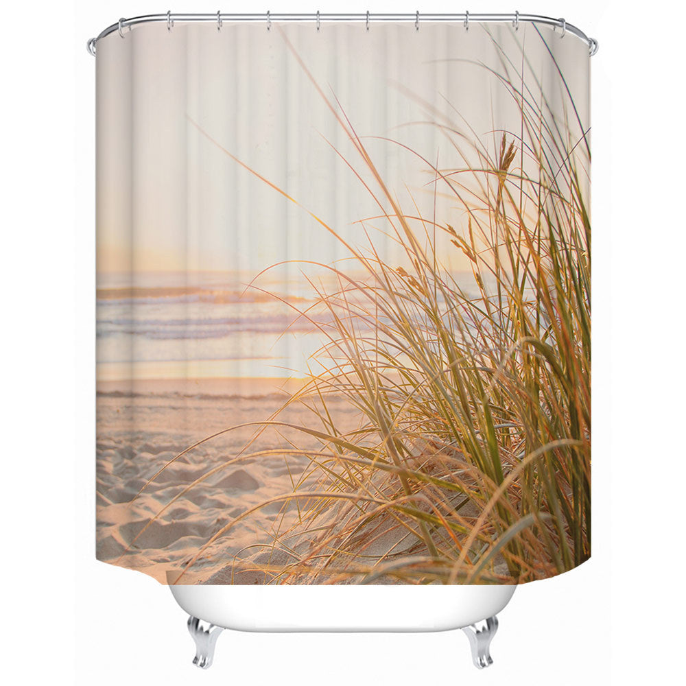 Floral Hydrangea Pattern Shower Curtain Stornfield
