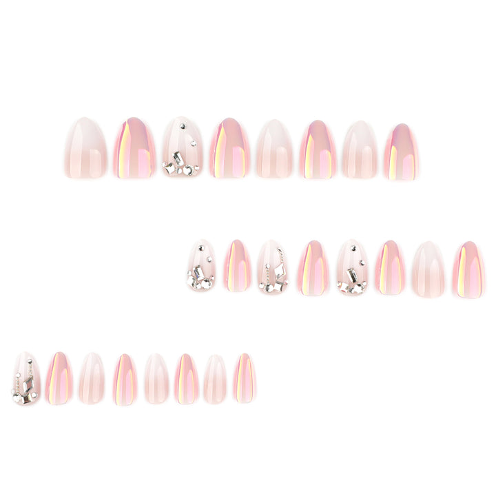 Artificial nails with elegant rhinestone accents Stornfield