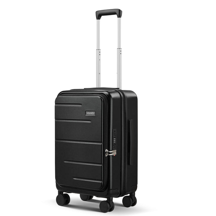 Unisex Compact Expandable Rolling Suitcase Stornfield