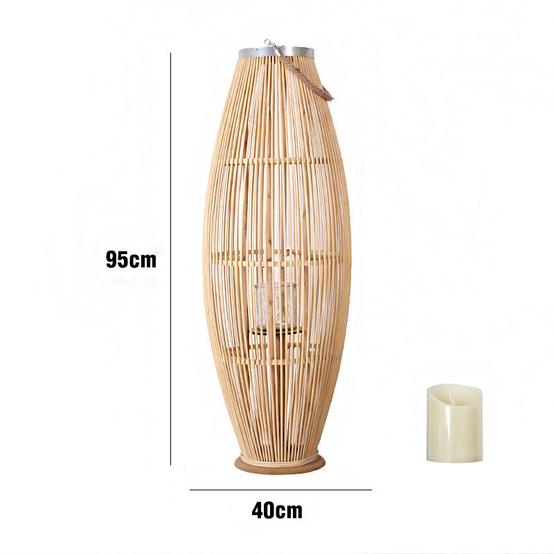 Elegant Rattan Lantern Stornfield