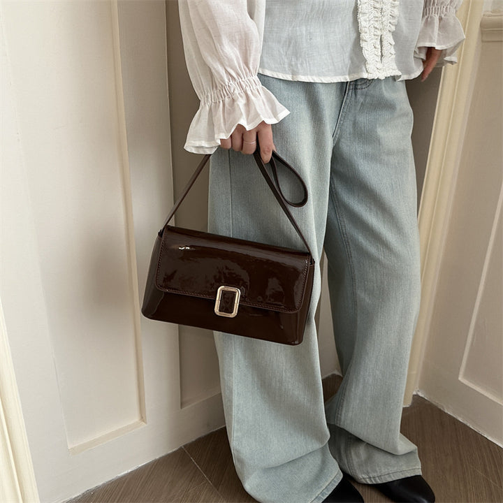 Elegant Patent Leather Handbag